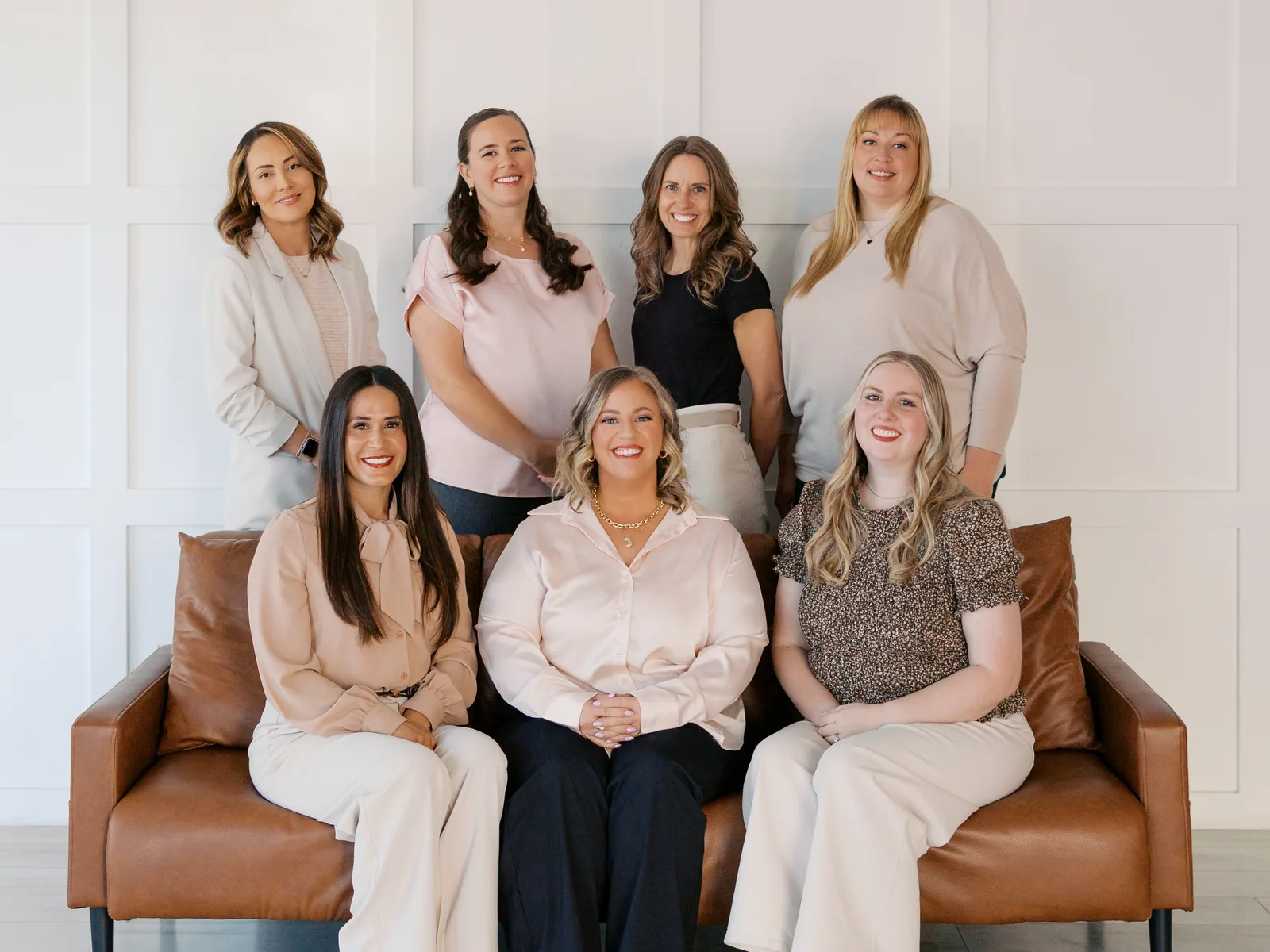 The team at Lotus Rose Counseling — therapists, intern, and office manager in Orem, Utah